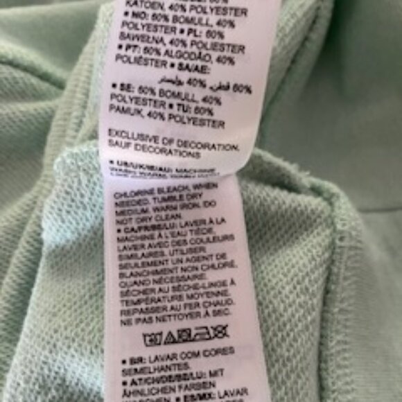 Amazon Essentials Full-Zip Fleece Mock Neck Aqua XL Sweatshirt - Picture 7 of 7